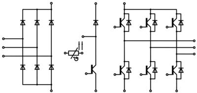 Модуль диодно-транзисторный SKiiP 13NAB065V1